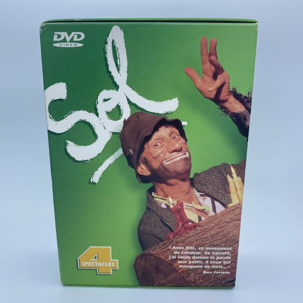 Sol DVD 4 Spectacles Marc Favreau Box Set NTSC 2000s Region 1 Français Comédie
